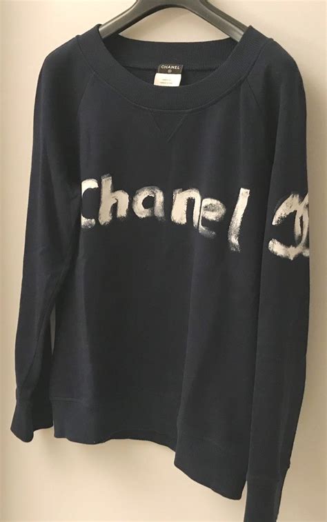 blue chanel sweater